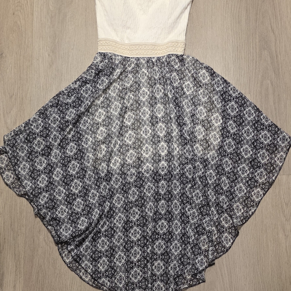 Liberty Love Black and White Skater Skirt